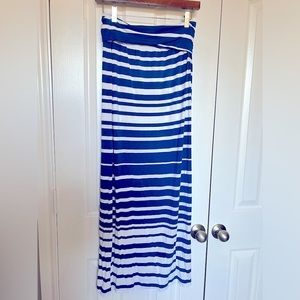 Athleta Striped Maxi Skirt/Dress